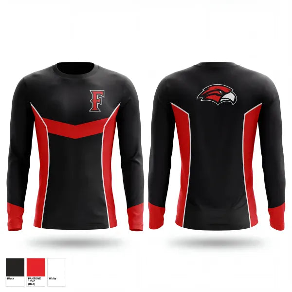 Long Sleeve Performance Shirt, Frontier, Wrestling, Teamtime, Team time, sublimation, custom sports apparel, team uniforms, spirit wear, spiritwear, sports uniforms, custom shirts, team store, custom team store, fundraiser sports, apparel fundraiser
