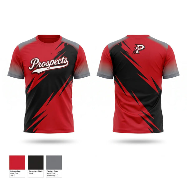 Short Sleeve Performance Shirt, South Georgia Prospects, Baseball, Teamtime, Team time, sublimation, custom sports apparel, team uniforms, spirit wear, spiritwear, sports uniforms, custom shirts, team store, custom team store, fundraiser sports, apparel fundraiser