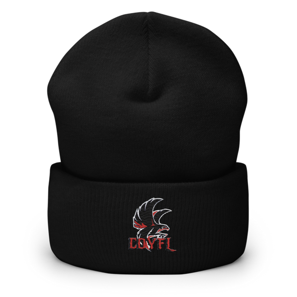 Carteret-Onslow Youth Football & Cheer League (COYFL) Falcons 65584238 Cuffed Beanie | Yupoong 1501KC