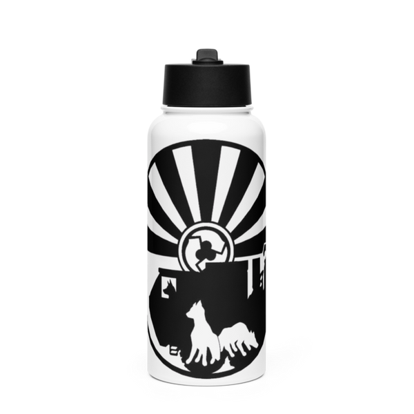 208 Transportation Company 94479647 Stainless Steel Water Bottle with a Straw Lid