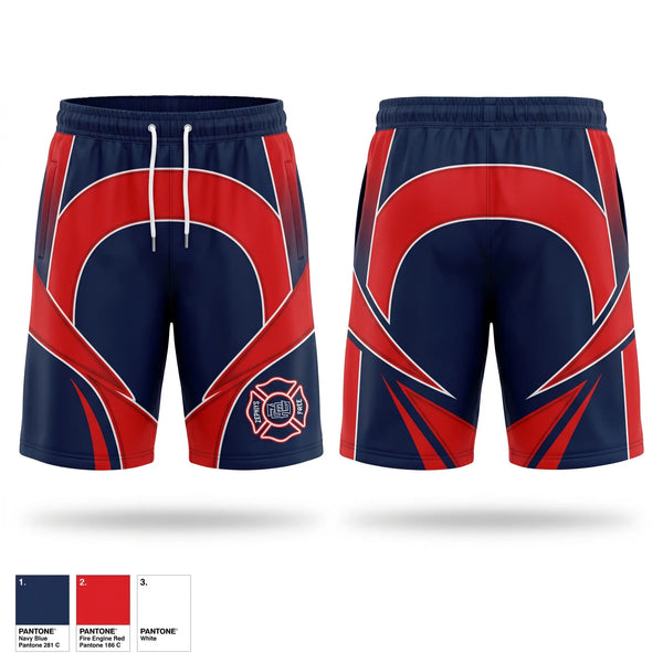 Athletic Shorts With Pockets, Zephyr Volunteer Fire Department, Fire Department, Teamtime, Team time, sublimation, custom sports apparel, team uniforms, spirit wear, spiritwear, sports uniforms, custom shirts, team store, custom team store, fundraiser sports, apparel fundraiser