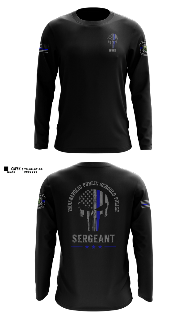 Long Sleeve Performance Shirt, IPSPD, Police, Teamtime, Team time, sublimation, custom sports apparel, team uniforms, spirit wear, spiritwear, sports uniforms, custom shirts, team store, custom team store, fundraiser sports, apparel fundraiser