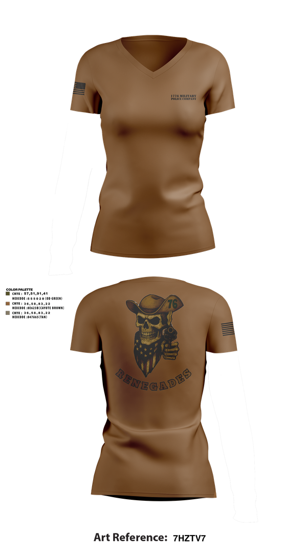 Womens Short Sleeve Vneck Shirt, 1776 Military Police Company, , Teamtime, Team time, sublimation, custom sports apparel, team uniforms, spirit wear, spiritwear, sports uniforms, custom shirts, team store, custom team store, fundraiser sports, apparel fundraiser