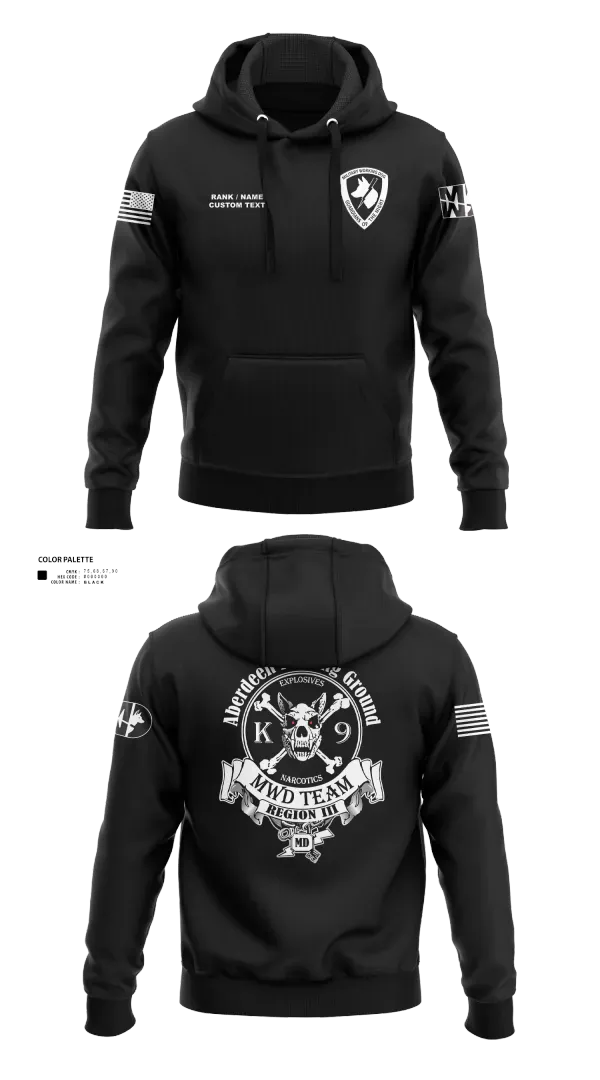 Hoodie, Aberdeen Proving Ground Police Department, Police, Teamtime, Team time, sublimation, custom sports apparel, team uniforms, spirit wear, spiritwear, sports uniforms, custom shirts, team store, custom team store, fundraiser sports, apparel fundraiser