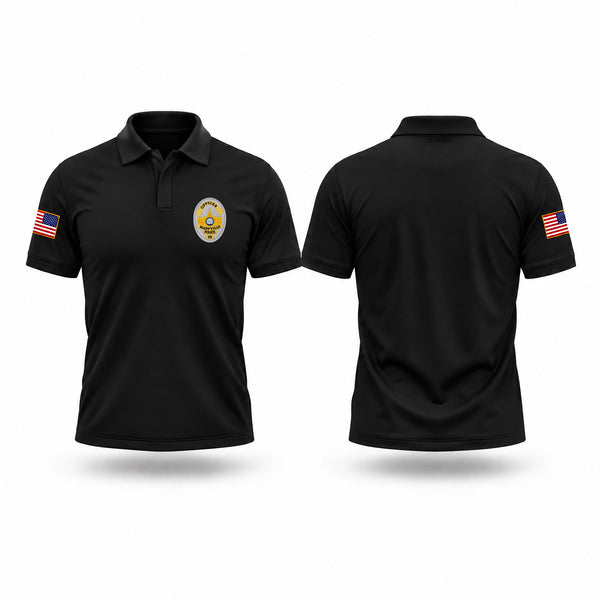 Short Sleeve Performance Polo, MPD, Police, Teamtime, Team time, sublimation, custom sports apparel, team uniforms, spirit wear, spiritwear, sports uniforms, custom shirts, team store, custom team store, fundraiser sports, apparel fundraiser