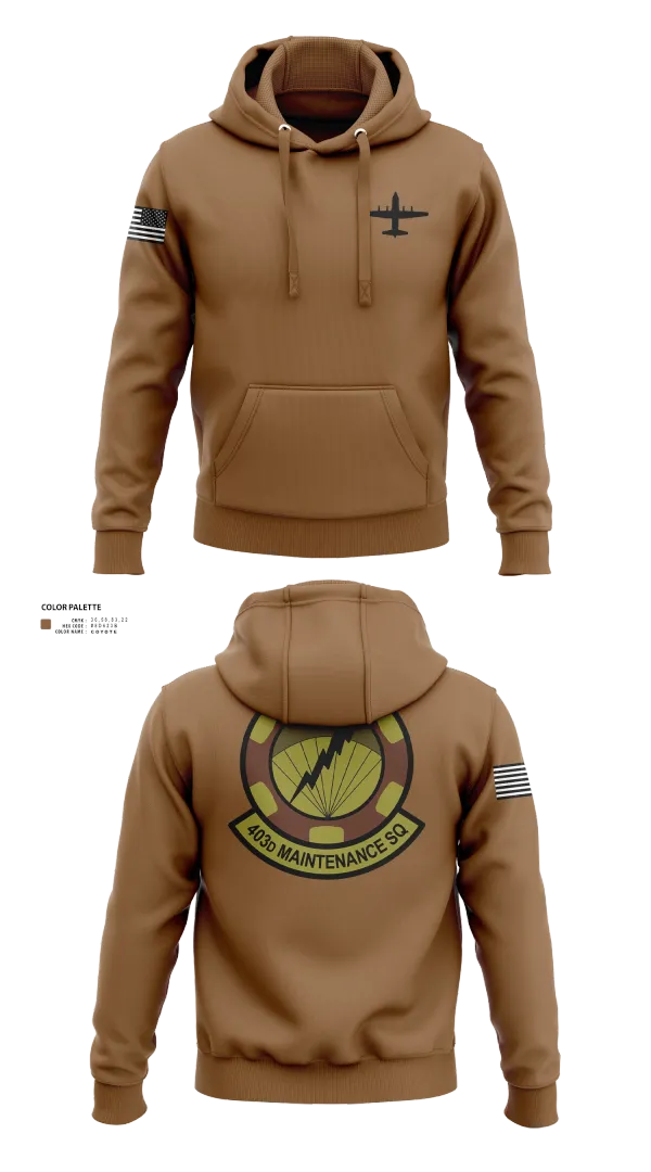 Hoodie, 403 Maintenance Sqd, Air Force, Teamtime, Team time, sublimation, custom sports apparel, team uniforms, spirit wear, spiritwear, sports uniforms, custom shirts, team store, custom team store, fundraiser sports, apparel fundraiser