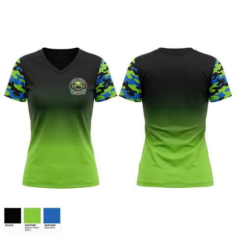 Womens Short Sleeve Vneck Shirt, Austin Town Hall Anglerfish, Swimming, Teamtime, Team time, sublimation, custom sports apparel, team uniforms, spirit wear, spiritwear, sports uniforms, custom shirts, team store, custom team store, fundraiser sports, apparel fundraiser