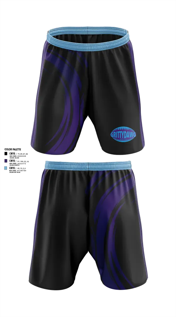 Athletic Shorts With Pockets, GrittyDawg Athletics, , Teamtime, Team time, sublimation, custom sports apparel, team uniforms, spirit wear, spiritwear, sports uniforms, custom shirts, team store, custom team store, fundraiser sports, apparel fundraiser