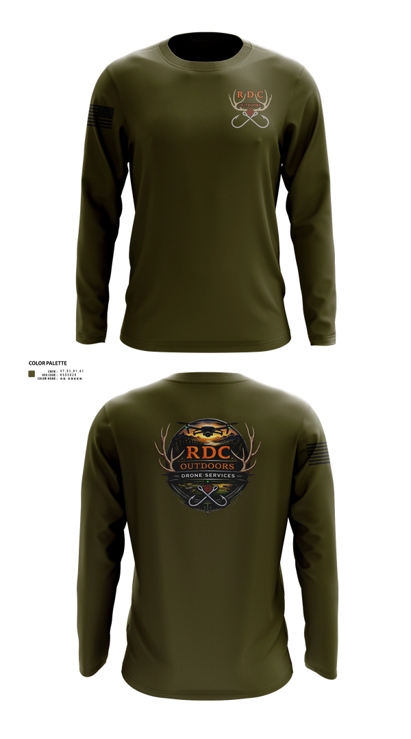 Long Sleeve Performance Shirt, RDC Outdoors, Police, Teamtime, Team time, sublimation, custom sports apparel, team uniforms, spirit wear, spiritwear, sports uniforms, custom shirts, team store, custom team store, fundraiser sports, apparel fundraiser
