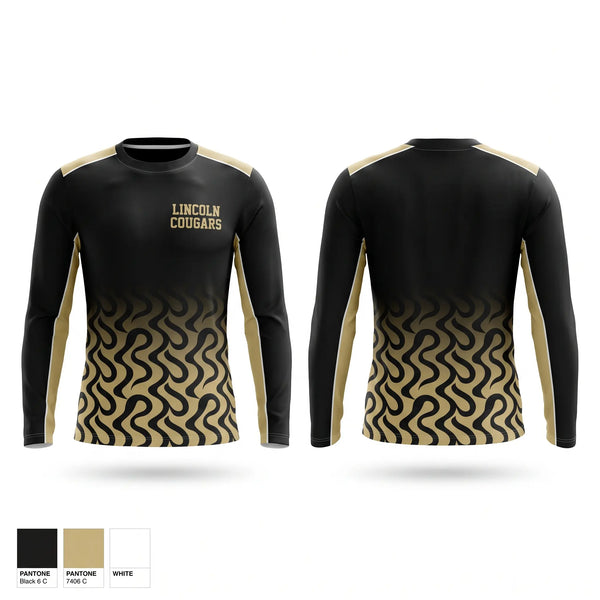 Long Sleeve Performance Shirt, LINCOLN COUGARS, , Teamtime, Team time, sublimation, custom sports apparel, team uniforms, spirit wear, spiritwear, sports uniforms, custom shirts, team store, custom team store, fundraiser sports, apparel fundraiser