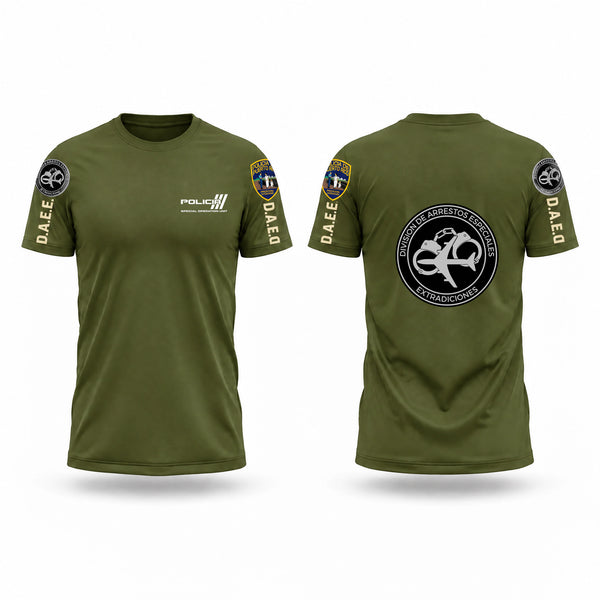 Old School Cotton Feel Shirt, Arresto Especiales & Extradiciones San Juan, Police, Teamtime, Team time, sublimation, custom sports apparel, team uniforms, spirit wear, spiritwear, sports uniforms, custom shirts, team store, custom team store, fundraiser sports, apparel fundraiser