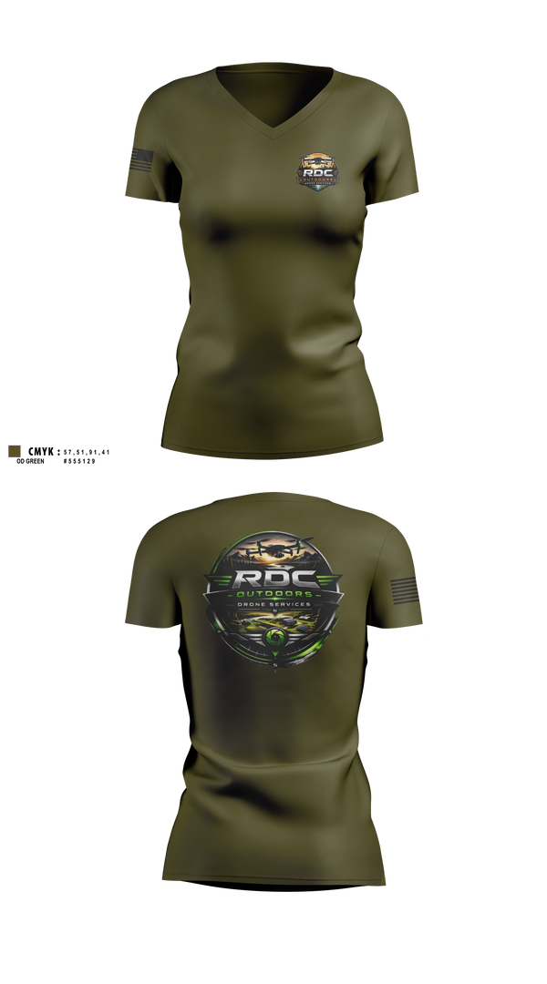 Womens Short Sleeve Vneck Shirt, RDC Outdoors, Police, Teamtime, Team time, sublimation, custom sports apparel, team uniforms, spirit wear, spiritwear, sports uniforms, custom shirts, team store, custom team store, fundraiser sports, apparel fundraiser