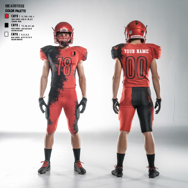 Football Jersey, Odessa R-VII Bulldogs Football, , Teamtime, Team time, sublimation, custom sports apparel, team uniforms, spirit wear, spiritwear, sports uniforms, custom shirts, team store, custom team store, fundraiser sports, apparel fundraiser