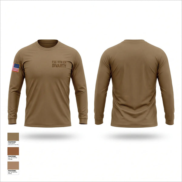 Long Sleeve Performance Shirt, Fsc 11th en divarty, Army, Teamtime, Team time, sublimation, custom sports apparel, team uniforms, spirit wear, spiritwear, sports uniforms, custom shirts, team store, custom team store, fundraiser sports, apparel fundraiser