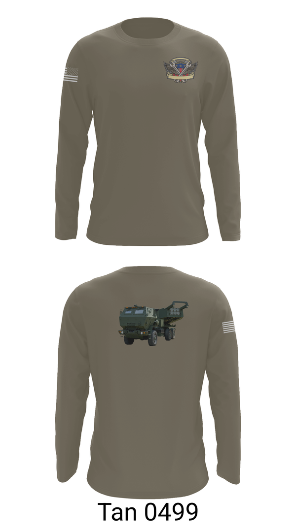 Long Sleeve Performance Shirt, 182nd Field Artillery, Army, Teamtime, Team time, sublimation, custom sports apparel, team uniforms, spirit wear, spiritwear, sports uniforms, custom shirts, team store, custom team store, fundraiser sports, apparel fundraiser