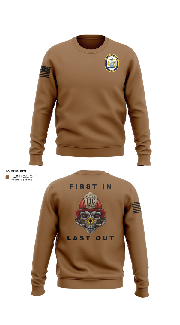 Crew Neck Sweatshirt, Flying Squad DDG116, Navy, Teamtime, Team time, sublimation, custom sports apparel, team uniforms, spirit wear, spiritwear, sports uniforms, custom shirts, team store, custom team store, fundraiser sports, apparel fundraiser