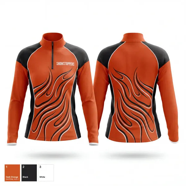 Quarter Zip Jacket, SHOWSTOPPERS, Men's Basketball, Teamtime, Team time, sublimation, custom sports apparel, team uniforms, spirit wear, spiritwear, sports uniforms, custom shirts, team store, custom team store, fundraiser sports, apparel fundraiser