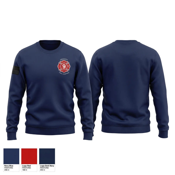 Crew Neck Sweatshirt, Ebenezer Fire Company, Fire Department, Teamtime, Team time, sublimation, custom sports apparel, team uniforms, spirit wear, spiritwear, sports uniforms, custom shirts, team store, custom team store, fundraiser sports, apparel fundraiser
