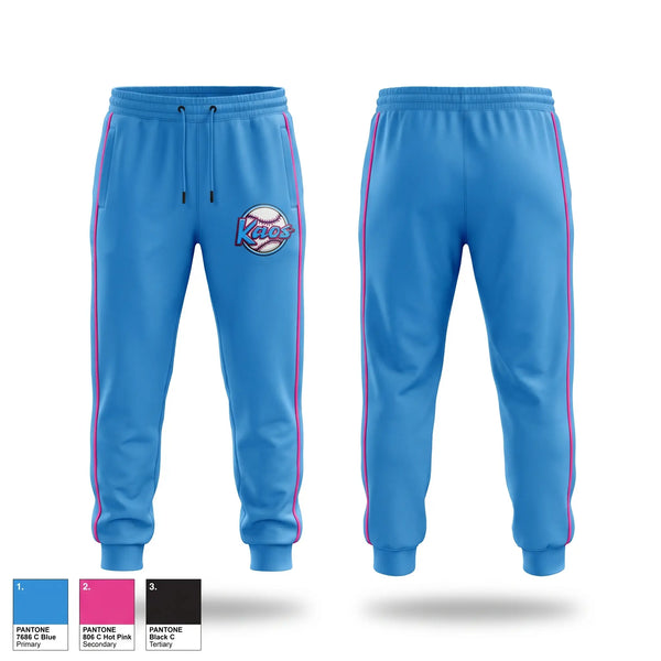 Sweatpants, KAOS, Baseball, Teamtime, Team time, sublimation, custom sports apparel, team uniforms, spirit wear, spiritwear, sports uniforms, custom shirts, team store, custom team store, fundraiser sports, apparel fundraiser