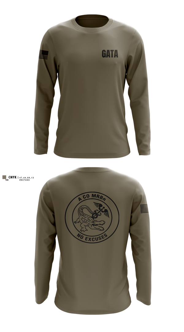 Long Sleeve Performance Shirt, MRBN- A Co, Army, Teamtime, Team time, sublimation, custom sports apparel, team uniforms, spirit wear, spiritwear, sports uniforms, custom shirts, team store, custom team store, fundraiser sports, apparel fundraiser