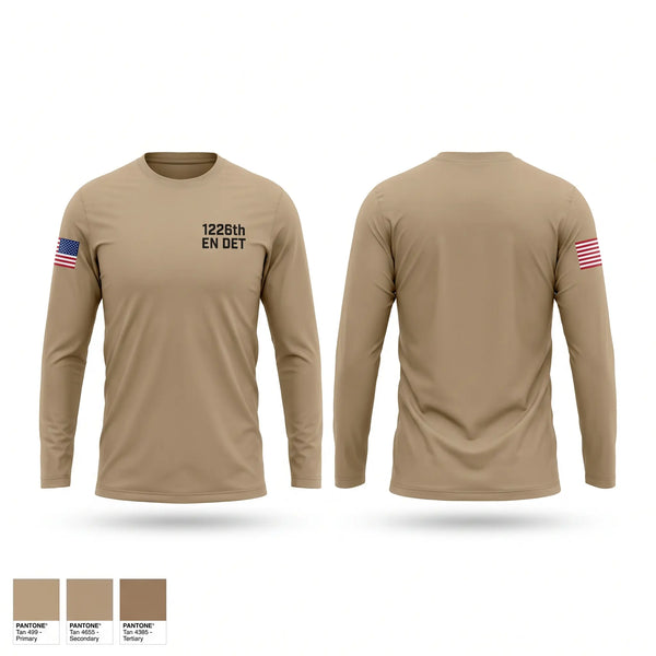 Long Sleeve Performance Shirt, 1226th EN DET, Army, Teamtime, Team time, sublimation, custom sports apparel, team uniforms, spirit wear, spiritwear, sports uniforms, custom shirts, team store, custom team store, fundraiser sports, apparel fundraiser