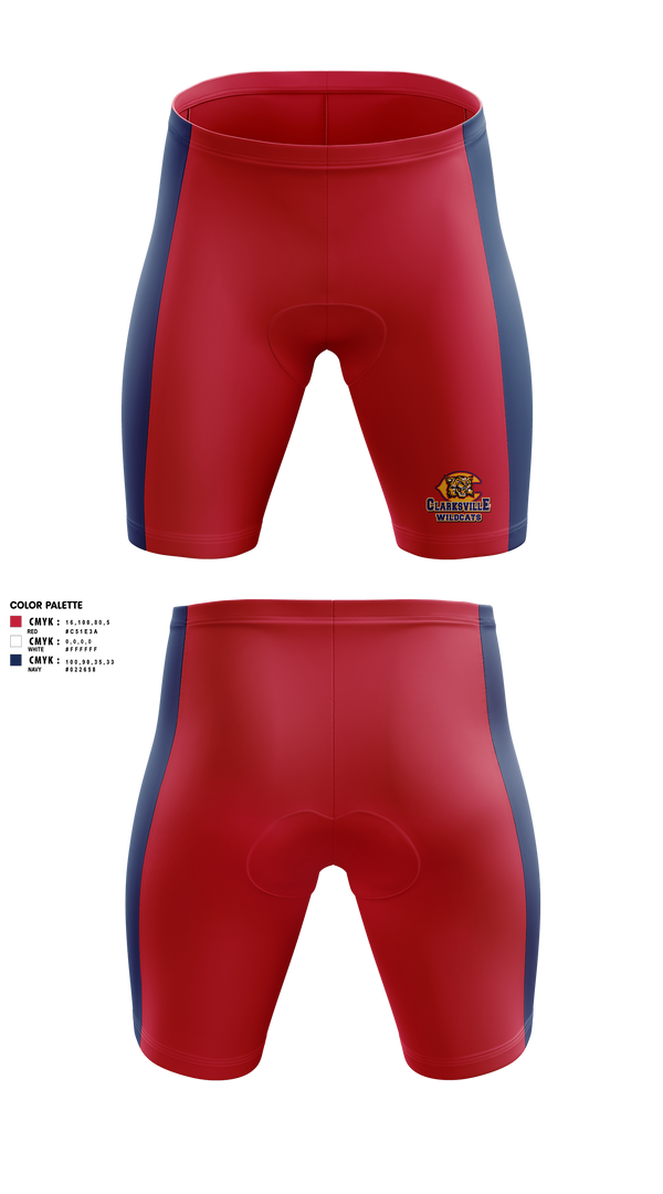 Mens Compression Shorts, Clarksville Wildcats, Men's Lacrosse, Teamtime, Team time, sublimation, custom sports apparel, team uniforms, spirit wear, spiritwear, sports uniforms, custom shirts, team store, custom team store, fundraiser sports, apparel fundraiser