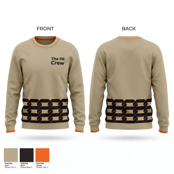 Crew Neck Sweatshirt, The Pit Crew, Wrestling, Teamtime, Team time, sublimation, custom sports apparel, team uniforms, spirit wear, spiritwear, sports uniforms, custom shirts, team store, custom team store, fundraiser sports, apparel fundraiser