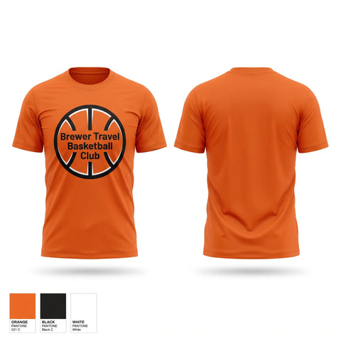 Short Sleeve Performance Shirt, Brewer Travel Basketball Club, Men's Basketball, Teamtime, Team time, sublimation, custom sports apparel, team uniforms, spirit wear, spiritwear, sports uniforms, custom shirts, team store, custom team store, fundraiser sports, apparel fundraiser