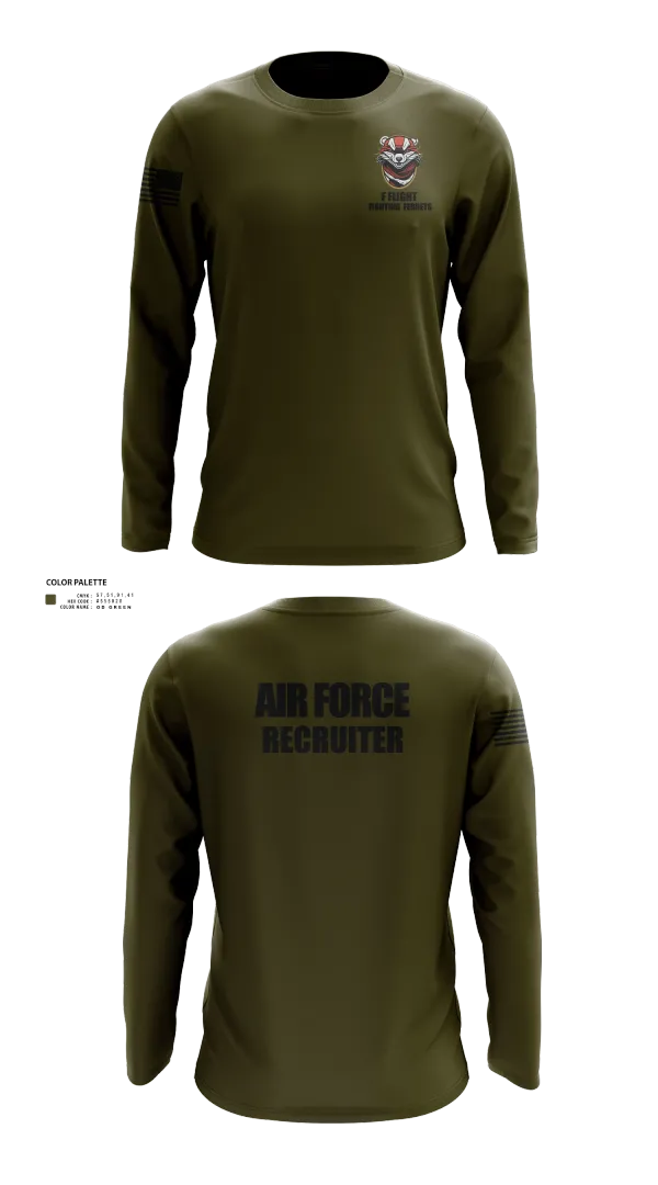Long Sleeve Performance Shirt, 336 RCS F Flight, , Teamtime, Team time, sublimation, custom sports apparel, team uniforms, spirit wear, spiritwear, sports uniforms, custom shirts, team store, custom team store, fundraiser sports, apparel fundraiser