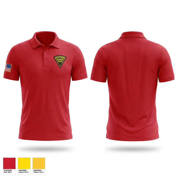 Short Sleeve Performance Polo, West Virginia State Police, Police, Teamtime, Team time, sublimation, custom sports apparel, team uniforms, spirit wear, spiritwear, sports uniforms, custom shirts, team store, custom team store, fundraiser sports, apparel fundraiser