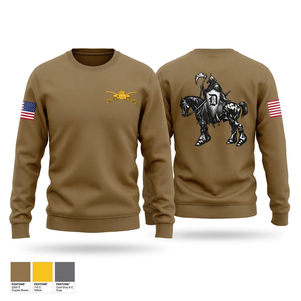 Crew Neck Sweatshirt, Defender Troop 1-94 CAV, National Guard, Teamtime, Team time, sublimation, custom sports apparel, team uniforms, spirit wear, spiritwear, sports uniforms, custom shirts, team store, custom team store, fundraiser sports, apparel fundraiser