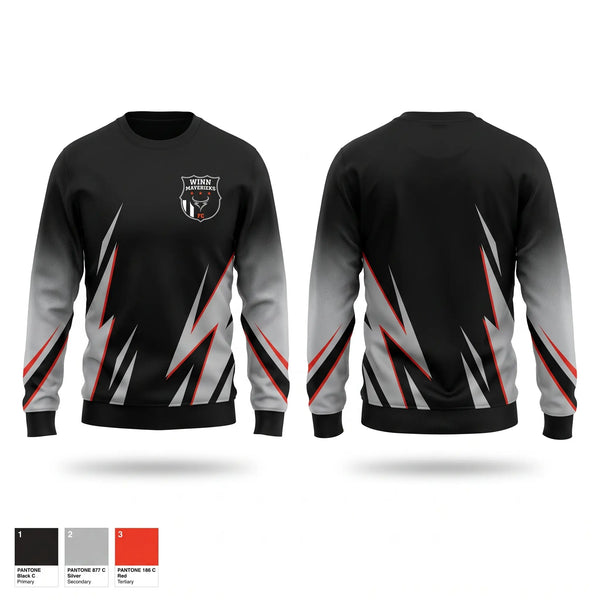 Crew Neck Sweatshirt, Eagle Pass Winn HS, Men's Soccer, Teamtime, Team time, sublimation, custom sports apparel, team uniforms, spirit wear, spiritwear, sports uniforms, custom shirts, team store, custom team store, fundraiser sports, apparel fundraiser