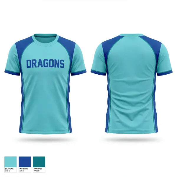 Old School Cotton Feel Shirt, Dragons, Men's Lacrosse, Teamtime, Team time, sublimation, custom sports apparel, team uniforms, spirit wear, spiritwear, sports uniforms, custom shirts, team store, custom team store, fundraiser sports, apparel fundraiser