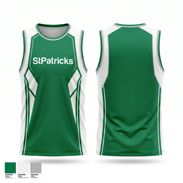 Mens Basketball Jersey, St.Patrick’s, Men's Basketball, Teamtime, Team time, sublimation, custom sports apparel, team uniforms, spirit wear, spiritwear, sports uniforms, custom shirts, team store, custom team store, fundraiser sports, apparel fundraiser