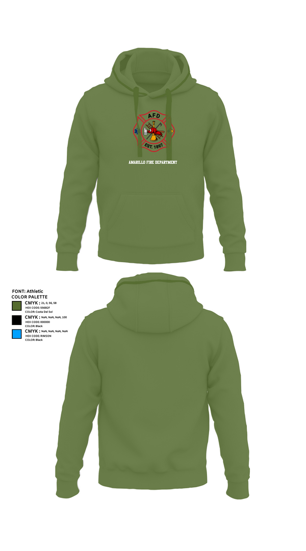 Hoodie, Amarillo Fire Department, Fire Department, Teamtime, Team time, sublimation, custom sports apparel, team uniforms, spirit wear, spiritwear, sports uniforms, custom shirts, team store, custom team store, fundraiser sports, apparel fundraiser