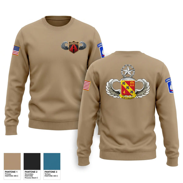 Crew Neck Sweatshirt, 4-319 AFAR, Assassin Battery, Army, Teamtime, Team time, sublimation, custom sports apparel, team uniforms, spirit wear, spiritwear, sports uniforms, custom shirts, team store, custom team store, fundraiser sports, apparel fundraiser