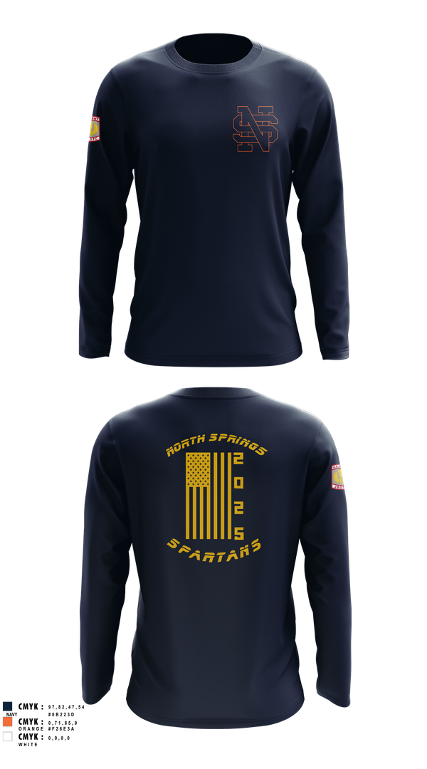 Long Sleeve Performance Shirt, Spartans, Cross Country, Teamtime, Team time, sublimation, custom sports apparel, team uniforms, spirit wear, spiritwear, sports uniforms, custom shirts, team store, custom team store, fundraiser sports, apparel fundraiser