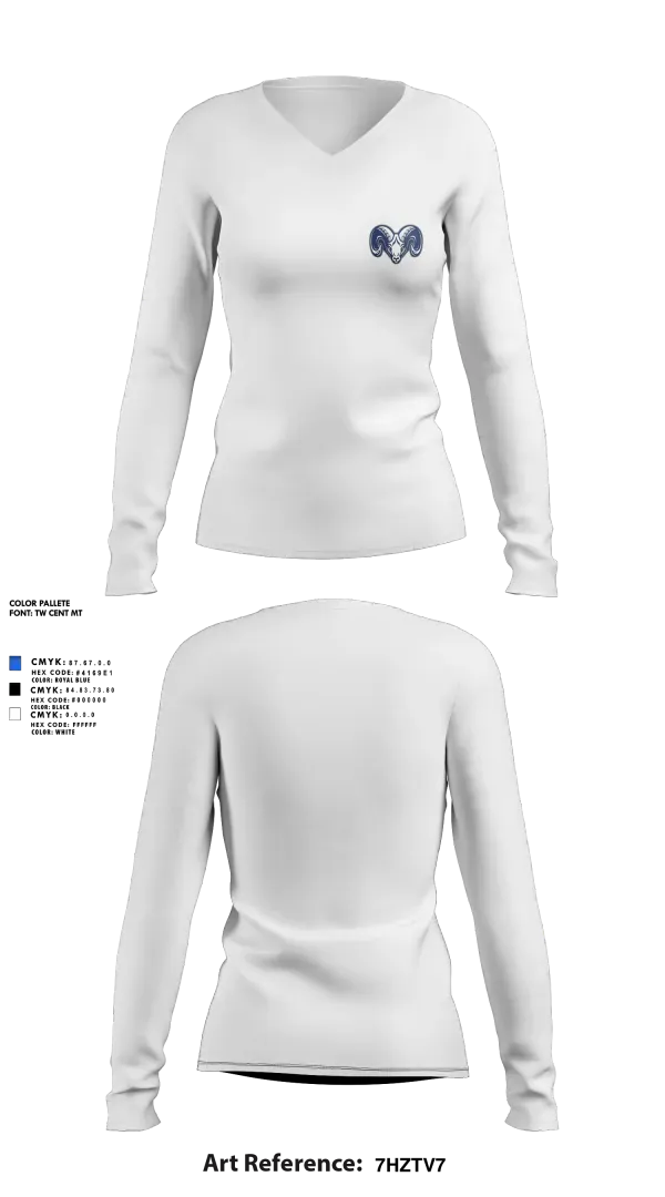Womens Long Sleeve Vneck Shirt, Ramsay, Softball, Teamtime, Team time, sublimation, custom sports apparel, team uniforms, spirit wear, spiritwear, sports uniforms, custom shirts, team store, custom team store, fundraiser sports, apparel fundraiser
