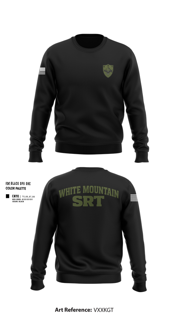 Crew Neck Sweatshirt, White Mountain Regional Special Response Team, Police, Teamtime, Team time, sublimation, custom sports apparel, team uniforms, spirit wear, spiritwear, sports uniforms, custom shirts, team store, custom team store, fundraiser sports, apparel fundraiser
