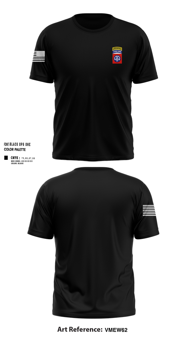 Short Sleeve Performance Shirt, 82nd airborne Division, , Teamtime, Team time, sublimation, custom sports apparel, team uniforms, spirit wear, spiritwear, sports uniforms, custom shirts, team store, custom team store, fundraiser sports, apparel fundraiser
