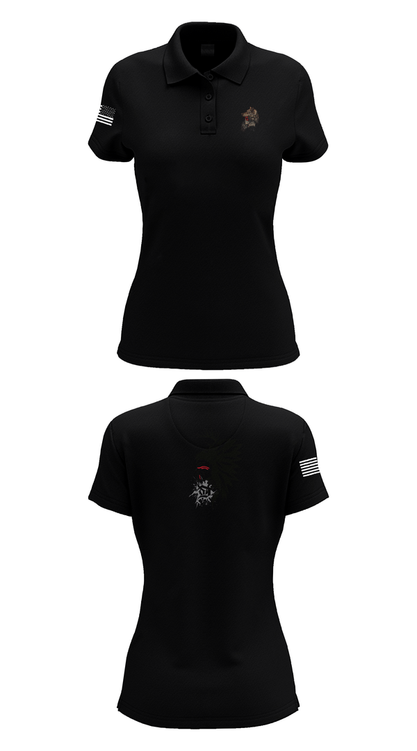 Womens Short Sleeve Performance Polo, 101st airborne 1-327, Army, Teamtime, Team time, sublimation, custom sports apparel, team uniforms, spirit wear, spiritwear, sports uniforms, custom shirts, team store, custom team store, fundraiser sports, apparel fundraiser
