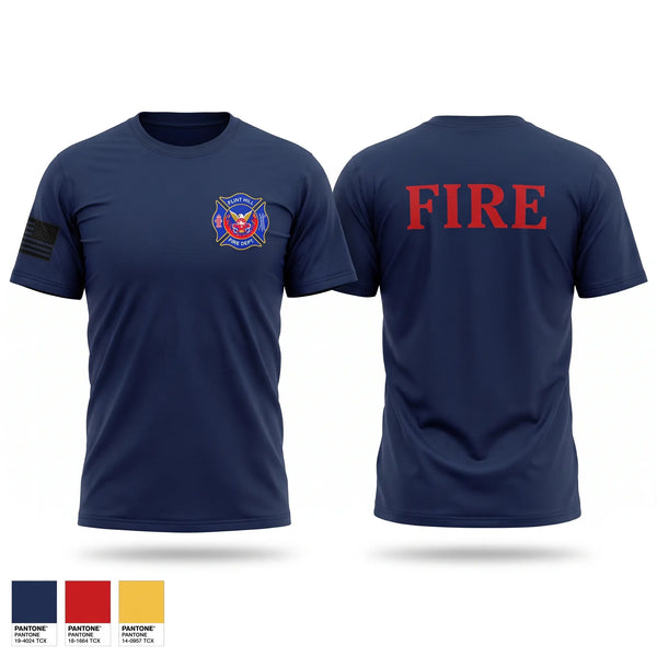 Old School Cotton Feel Shirt, Flint Hill Fire, Fire Department, Teamtime, Team time, sublimation, custom sports apparel, team uniforms, spirit wear, spiritwear, sports uniforms, custom shirts, team store, custom team store, fundraiser sports, apparel fundraiser