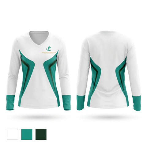Womens Long Sleeve Vneck Shirt, Brooklyn Sportsman’s Club Action Shooting, , Teamtime, Team time, sublimation, custom sports apparel, team uniforms, spirit wear, spiritwear, sports uniforms, custom shirts, team store, custom team store, fundraiser sports, apparel fundraiser