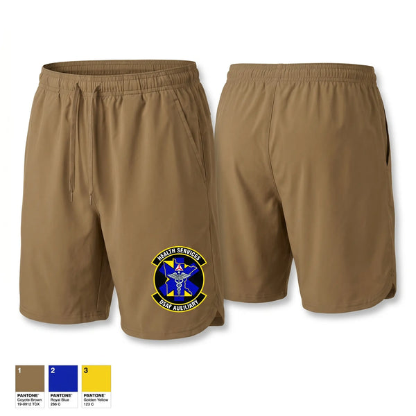 Athletic Shorts With Pockets, Civil Air Patrol Minnesota Wing Health Service, Air Force, Teamtime, Team time, sublimation, custom sports apparel, team uniforms, spirit wear, spiritwear, sports uniforms, custom shirts, team store, custom team store, fundraiser sports, apparel fundraiser