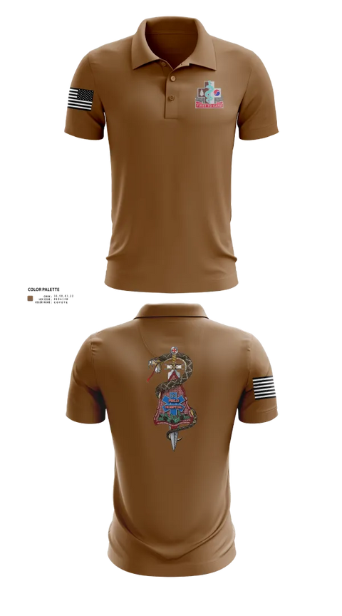 Short Sleeve Performance Polo, 926 PM, Army, Teamtime, Team time, sublimation, custom sports apparel, team uniforms, spirit wear, spiritwear, sports uniforms, custom shirts, team store, custom team store, fundraiser sports, apparel fundraiser