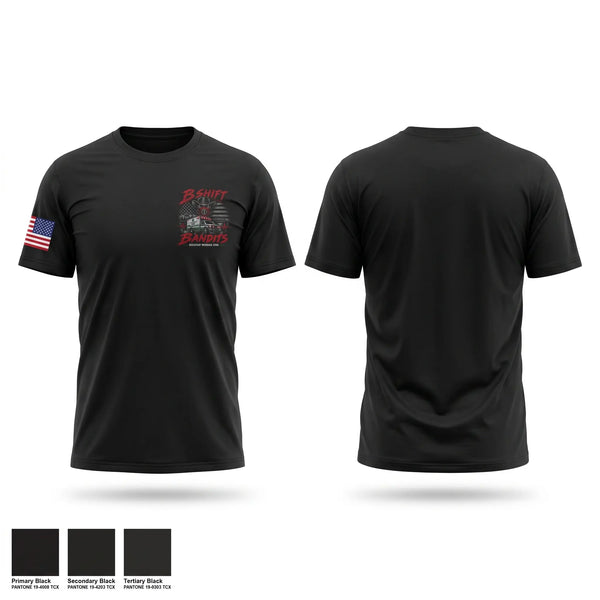 Old School Cotton Feel Shirt, B-Shift Bandits, EMS/EMT, Teamtime, Team time, sublimation, custom sports apparel, team uniforms, spirit wear, spiritwear, sports uniforms, custom shirts, team store, custom team store, fundraiser sports, apparel fundraiser