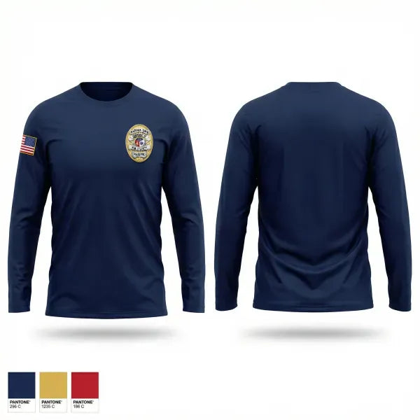 Long Sleeve Performance Shirt, Parma Department of Public Safety, Fire Department, Teamtime, Team time, sublimation, custom sports apparel, team uniforms, spirit wear, spiritwear, sports uniforms, custom shirts, team store, custom team store, fundraiser sports, apparel fundraiser