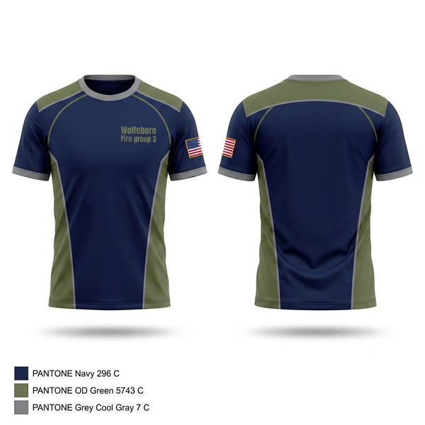 Short Sleeve Performance Shirt, Wolfeboro Fire group 3, Fire Department, Teamtime, Team time, sublimation, custom sports apparel, team uniforms, spirit wear, spiritwear, sports uniforms, custom shirts, team store, custom team store, fundraiser sports, apparel fundraiser