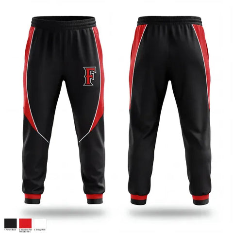 Sweatpants, Frontier, Wrestling, Teamtime, Team time, sublimation, custom sports apparel, team uniforms, spirit wear, spiritwear, sports uniforms, custom shirts, team store, custom team store, fundraiser sports, apparel fundraiser