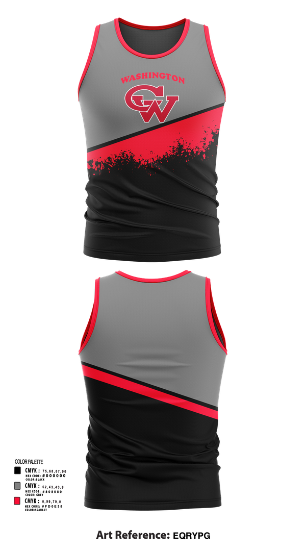 Tank Top, Washington Track & Field, Track & Field, Teamtime, Team time, sublimation, custom sports apparel, team uniforms, spirit wear, spiritwear, sports uniforms, custom shirts, team store, custom team store, fundraiser sports, apparel fundraiser